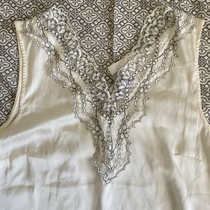 NWT H & M White Lace Tank Top Blouse